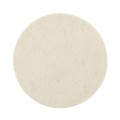 Tampon feutre de polissage blanc Ø125mm blanc, lot de 2