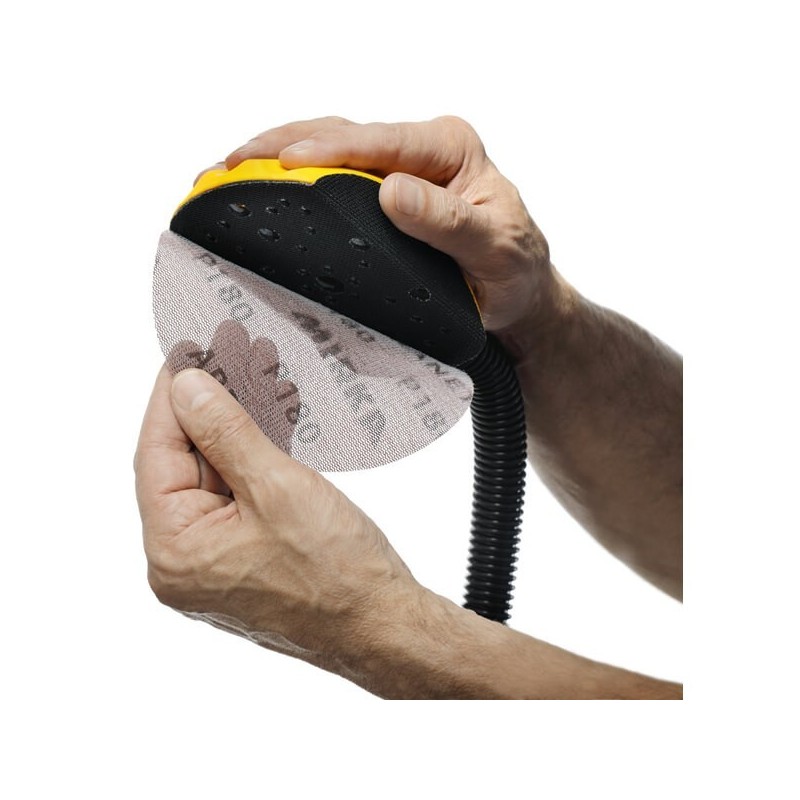 Pack cale Roundy 150mm + 15 disques abrasifs Abranet + tuyau