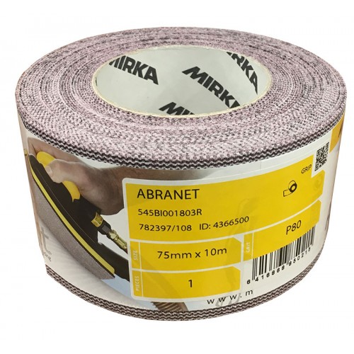 Abranet rouleaux 75 mm x 10 m