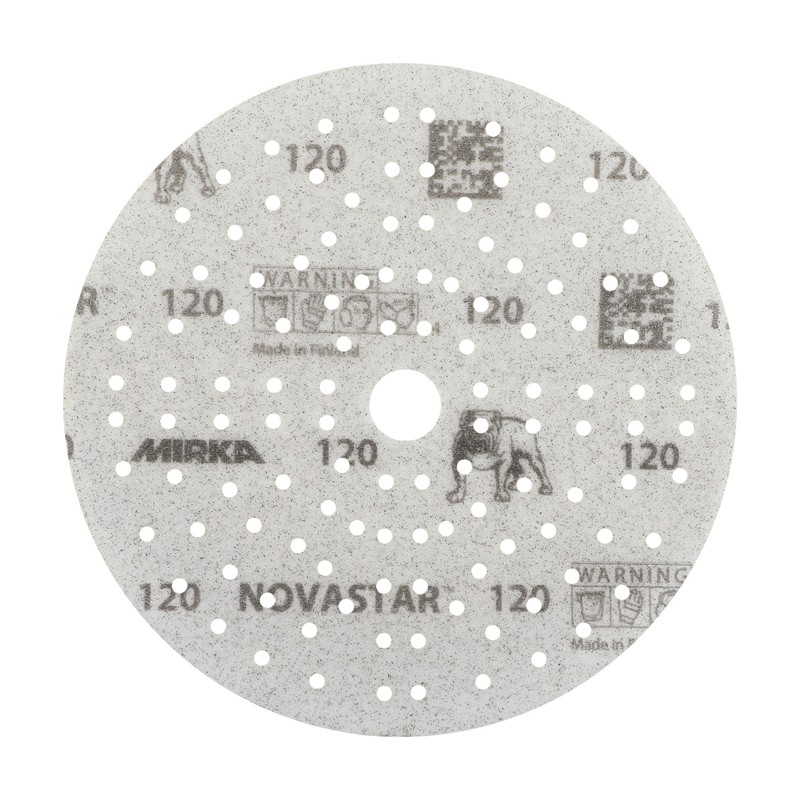 Disques abrasifs Mirka Novastar Ø 150 mm 121 trous