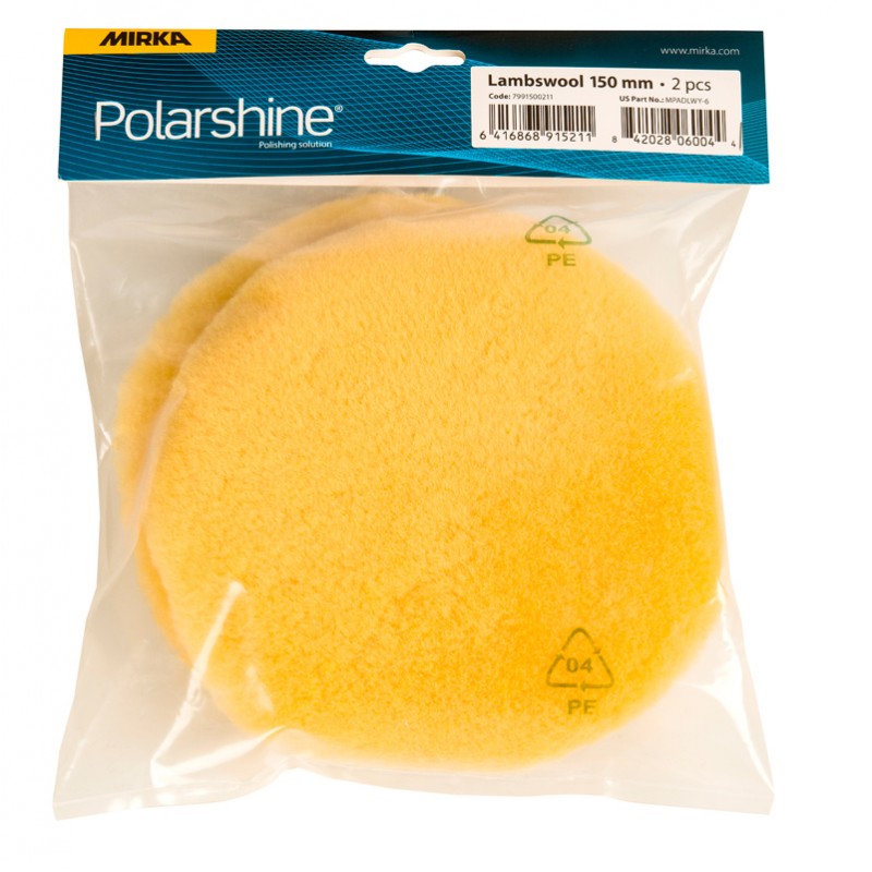 Peau de mouton naturelle - Ø150 mm (lot de 2)