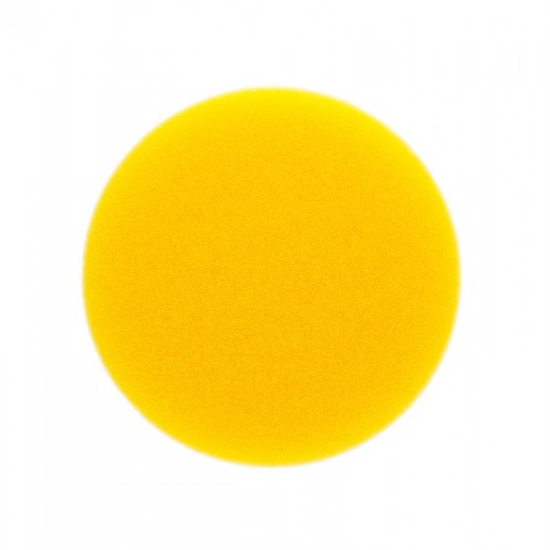 Mousse jaune lisse Ø 85 x 20 mm, 2/unité