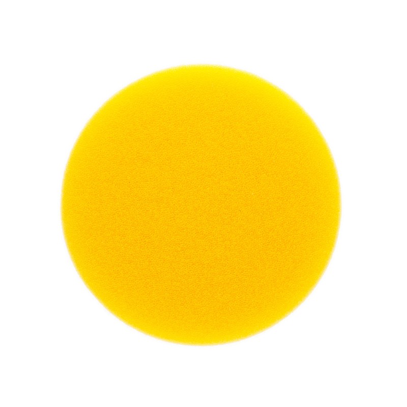 Mousse jaune lisse Ø 85 x 20 mm, 2/unité