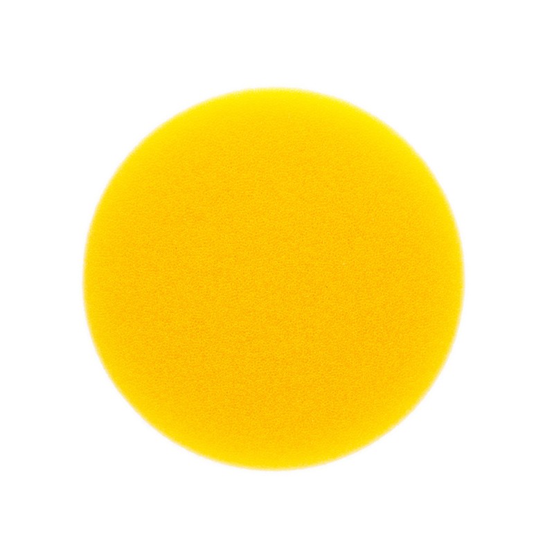 Mousse jaune lisse Ø 85 x 20 mm, 2/unité
