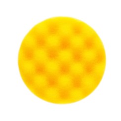 Mousse jaune avec alvéoles Ø 85 x 25 mm, 2/unité