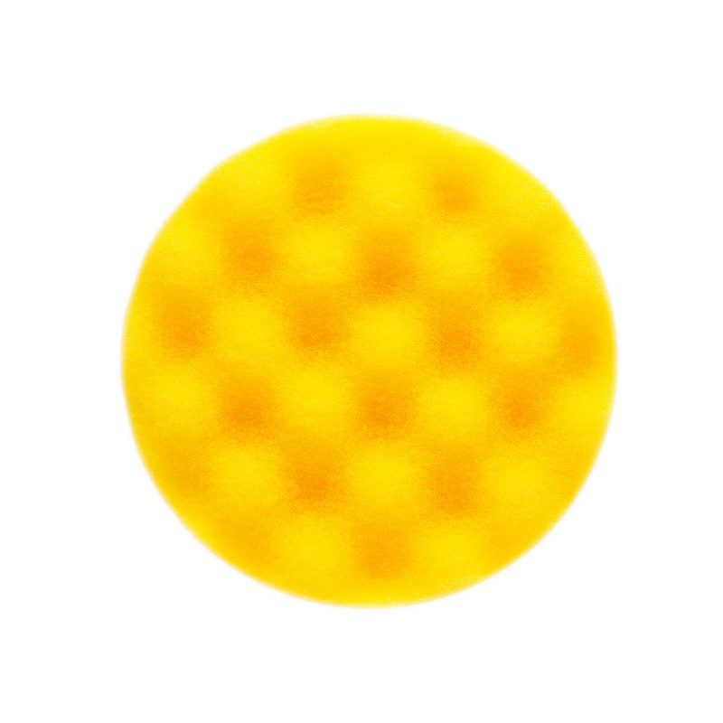 Mousse jaune avec alvéoles Ø 85 x 25 mm, 2/unité