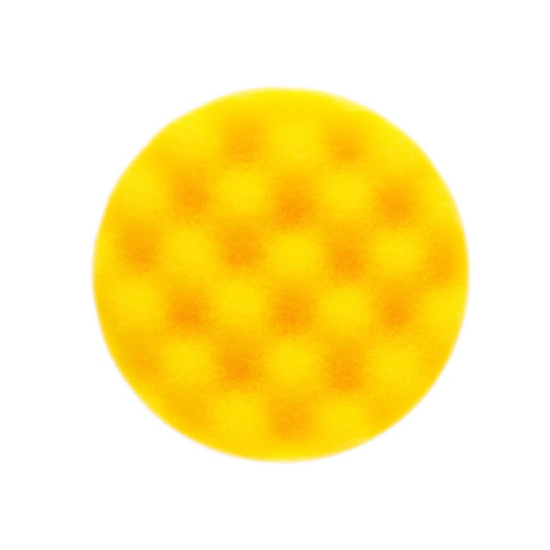 Mousse jaune avec alvéoles Ø 85 x 25 mm, 20/unité