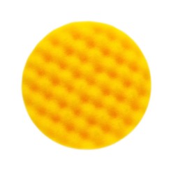 Mousse Golden Finish 1 jaune avec alvéoles Ø 85 x 25 mm, 2/unité