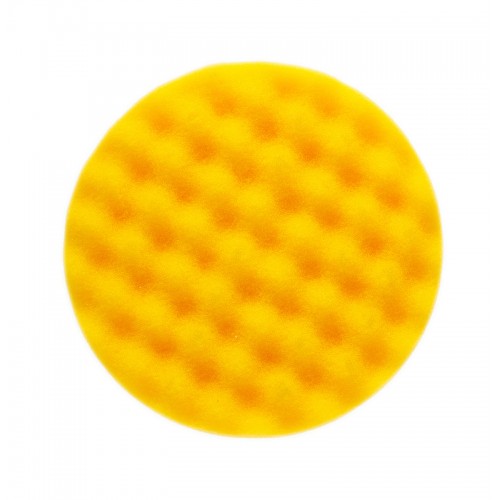 Mousse Golden Finish 1 jaune avec alvéoles Ø 85 x 25 mm, 2/unité