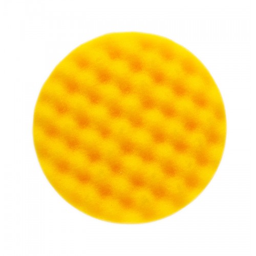 Mousse Golden Finish 1 jaune avec alvéoles Ø 155 x 25 mm, 2/unité