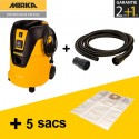 Aspirateur Mirka 1025 L + tuyau + 5 sacs