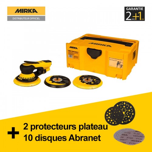 Ponceuse électrique orbitale Mirka Deros 650CV 125/150 mm 5,0 en systainer - MID5650202CA