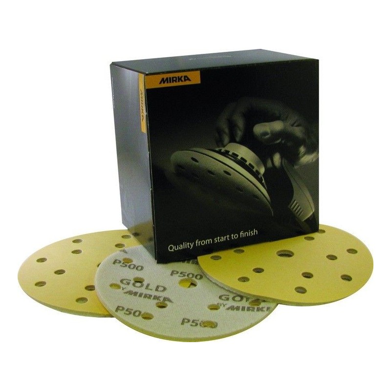 Disques Gold Soft auto-agrippants Ø 150 mm 15 trous