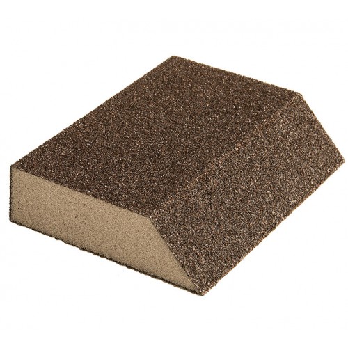 Eponge 4 faces abrasives - 125 x 85 x 25 mm