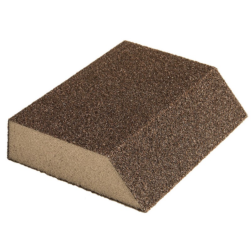 Eponge 4 faces abrasives - 125 x 85 x 25 mm