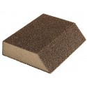 Eponge 4 faces abrasives - 125 x 85 x 25 mm