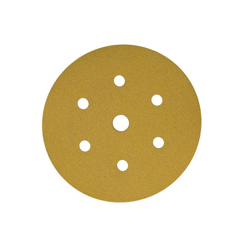 Disque abrasif 150 mm velcro 15 trous MIRKA GOLD 