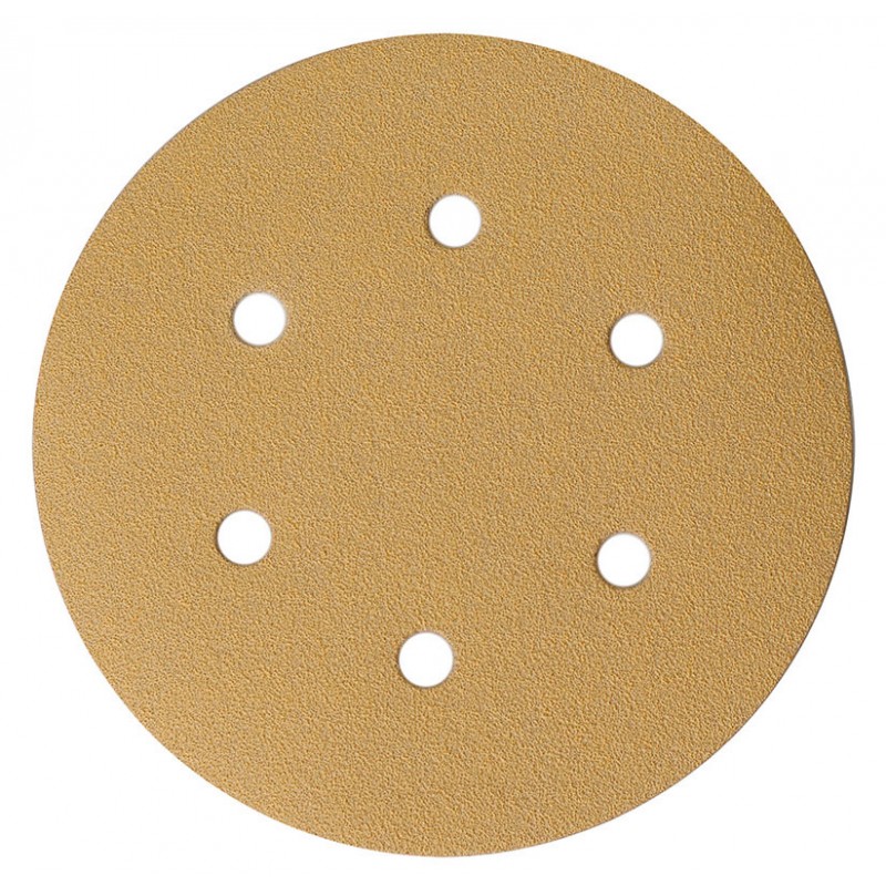 225mm Disque de Ponçage, 30 Pcs Disque Abrasif Circulaire, 6 trous