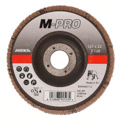 Disques à lamelles Mirka M-PRO Inox Zirconium Ø 127 mm