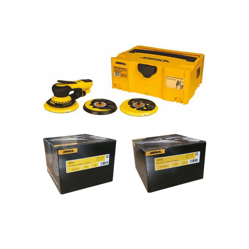 Offre Ponceuse Mirka DEROS 650CV + 200 disques GOLD