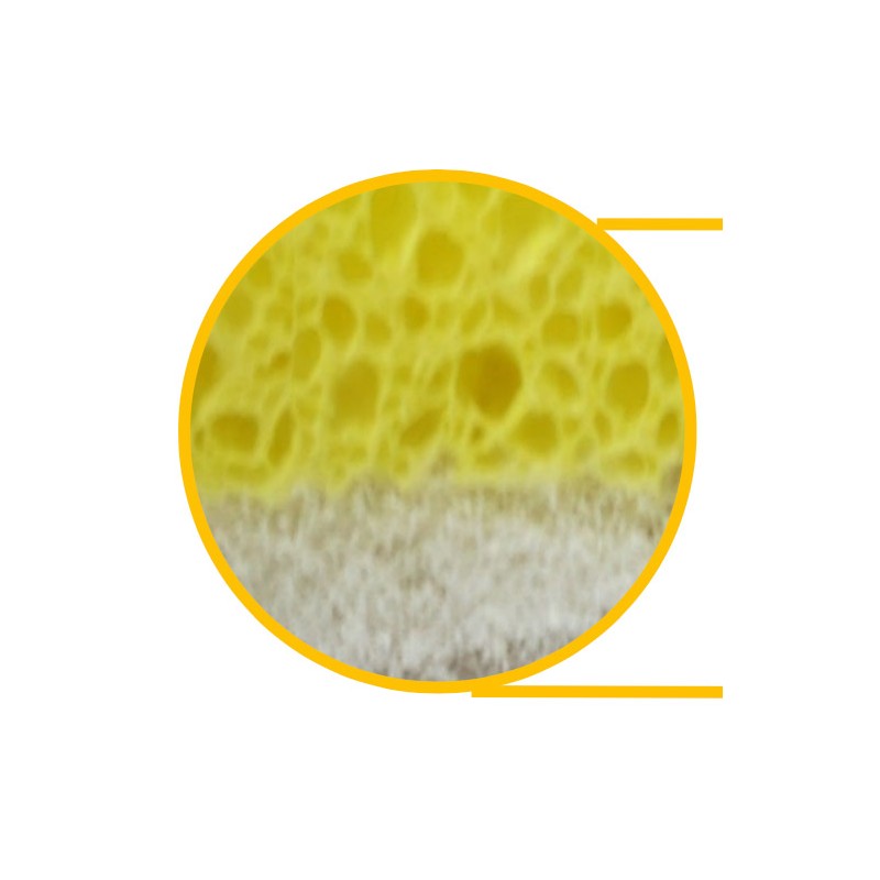 Eponges abrasives Mirlon Soft blanc, lot de 6