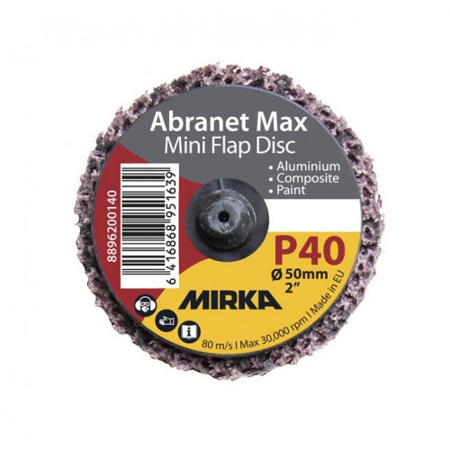 Disques à lamelles fixation rapide Abranet Max Ø 50 mm