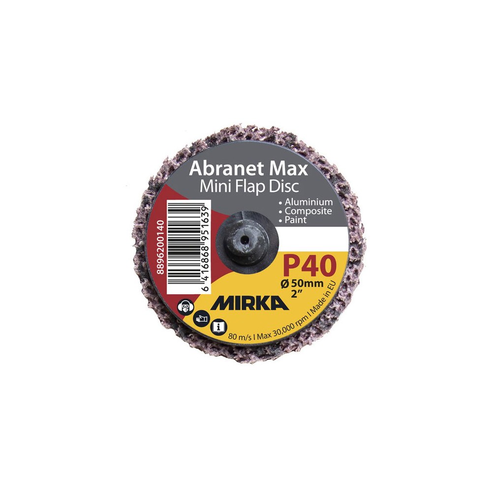 Disques à lamelles fixation rapide Abranet Max Ø 50 mm - Abrasifs Online