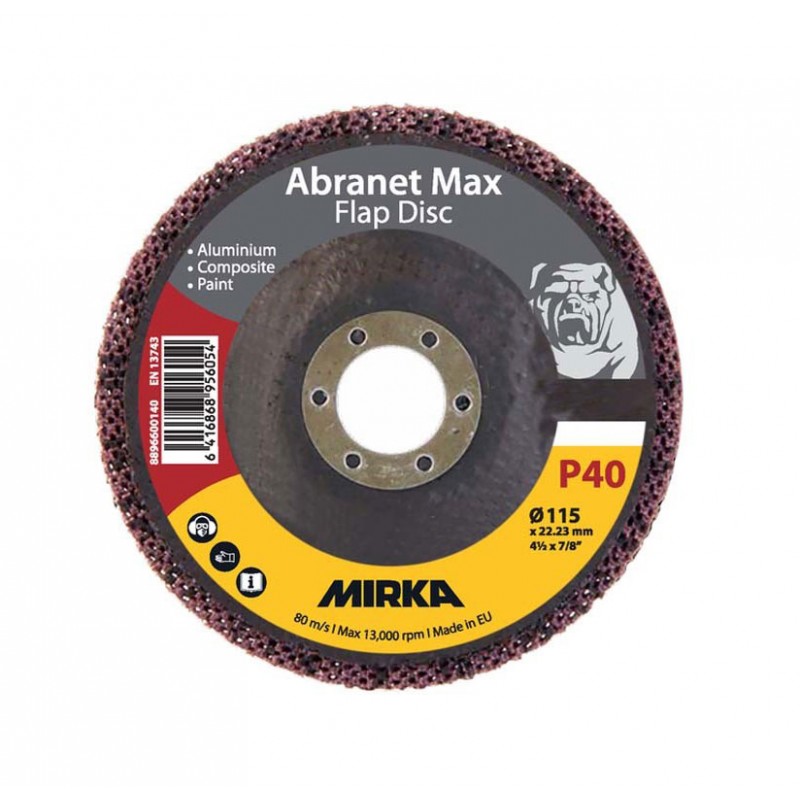 Disque à lamelles ABRANET MAX T29 115mm ALOX - Abrasifs Online