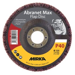 Disque à lamelles ABRANET MAX T29 125mm ALOX