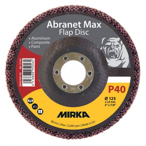 Disque à lamelles ABRANET MAX T29 125mm ALOX