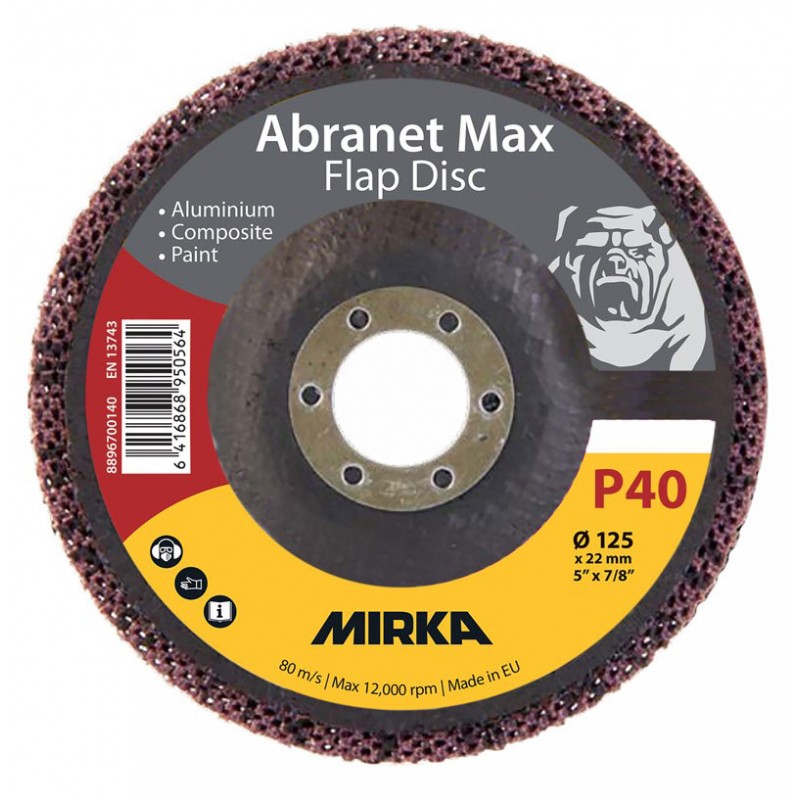 Disque à lamelles ABRANET MAX T29 125mm ALOX - Abrasifs Online