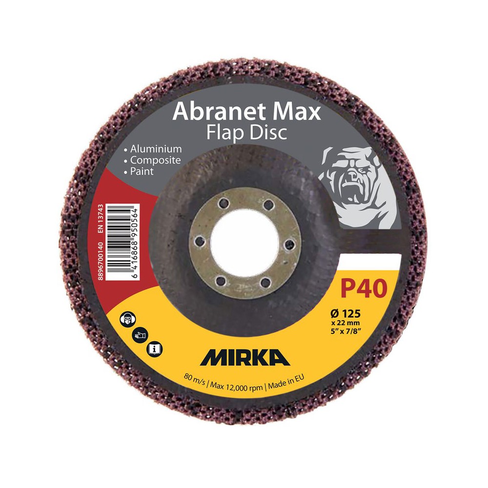 Disque à lamelles ABRANET MAX T29 125mm ALOX - Abrasifs Online