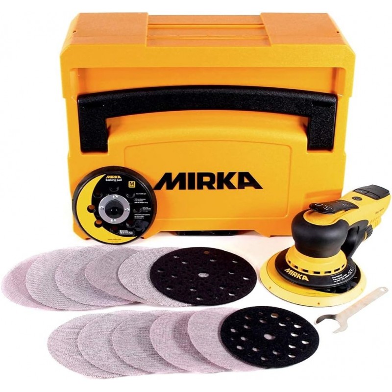 Ponceuse électrique orbitale Mirka DEROS II 5650 en coffret