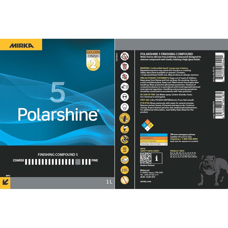 Pâte de lustrage Polarshine 5 - 250ml
