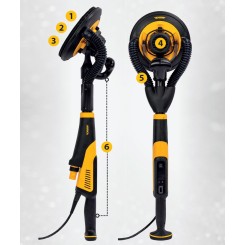 Ponceuse murale compacte Mirka LEROS-S 950CV 5,0 - MIW9502122