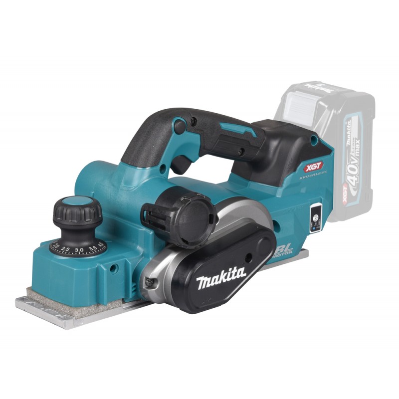 Rabot 82 mm XGT 40V en coffret Makpac 3 - Makita KP001GZ02 (sans batterie, ni chargeur)