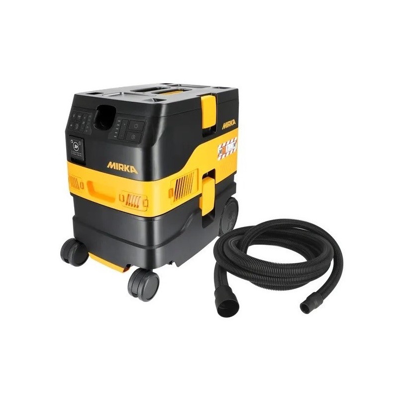Aspirateur professionnel Mirka DEXOS 1217 AFC classe M avec tuyau de 4 m