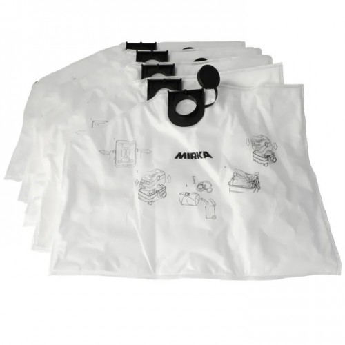 Sacs à poussière non tissés pour aspirateurs Mirka DEXOS (lot de 5)