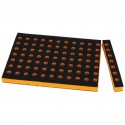 Interface Groove 100 x 50 mm 84 trous auto-agrippante 10mm (medium)