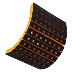 Interface Groove 100 x 50 mm 84 trous auto-agrippante 10mm (medium)