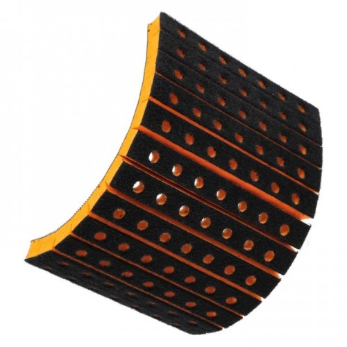 Interface Groove 100 x 50 mm 84 trous auto-agrippante 10mm (medium)