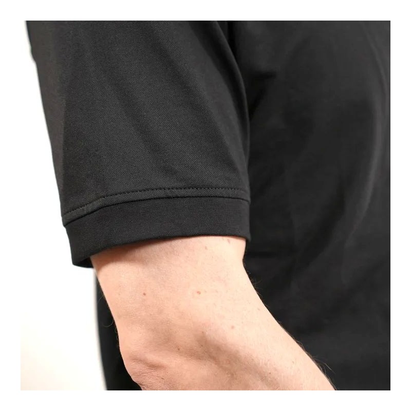 Polo noir pour homme Mirka Tagline