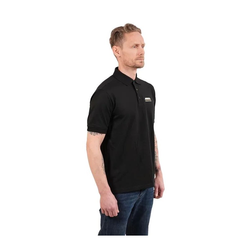 Polo noir pour homme Mirka Tagline