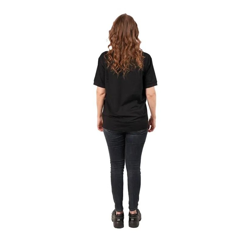 Polo noir femme Mirka Tagline