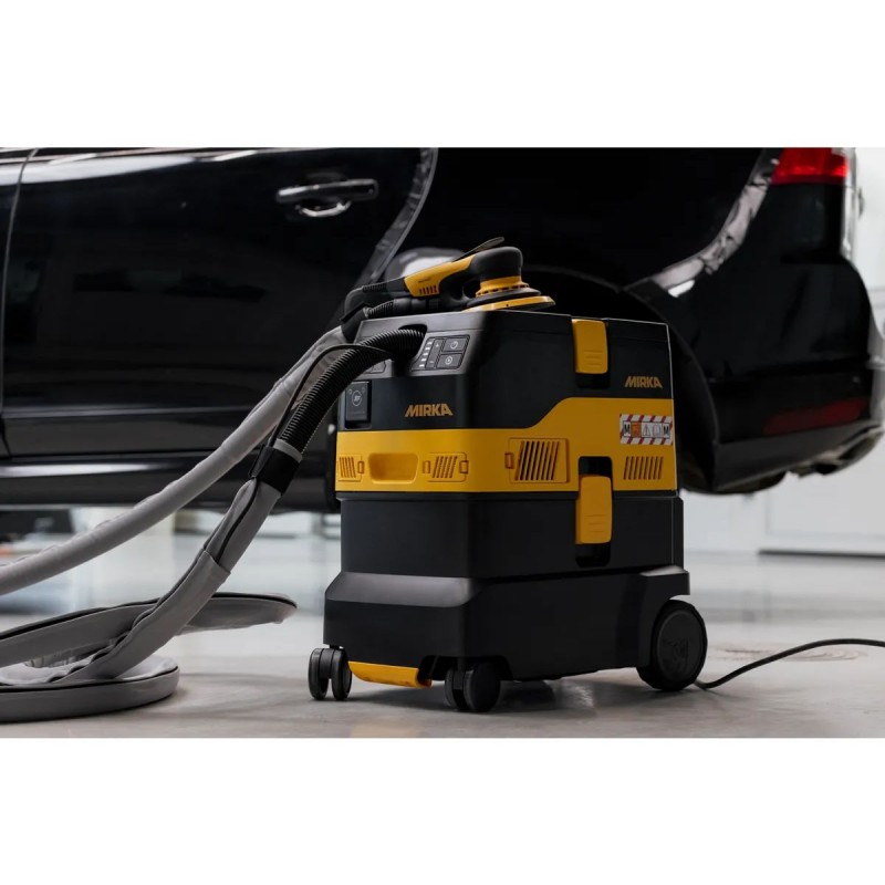 Aspirateur professionnel Mirka DEXOS 1230 AFC classe M avec tuyau de 4 m