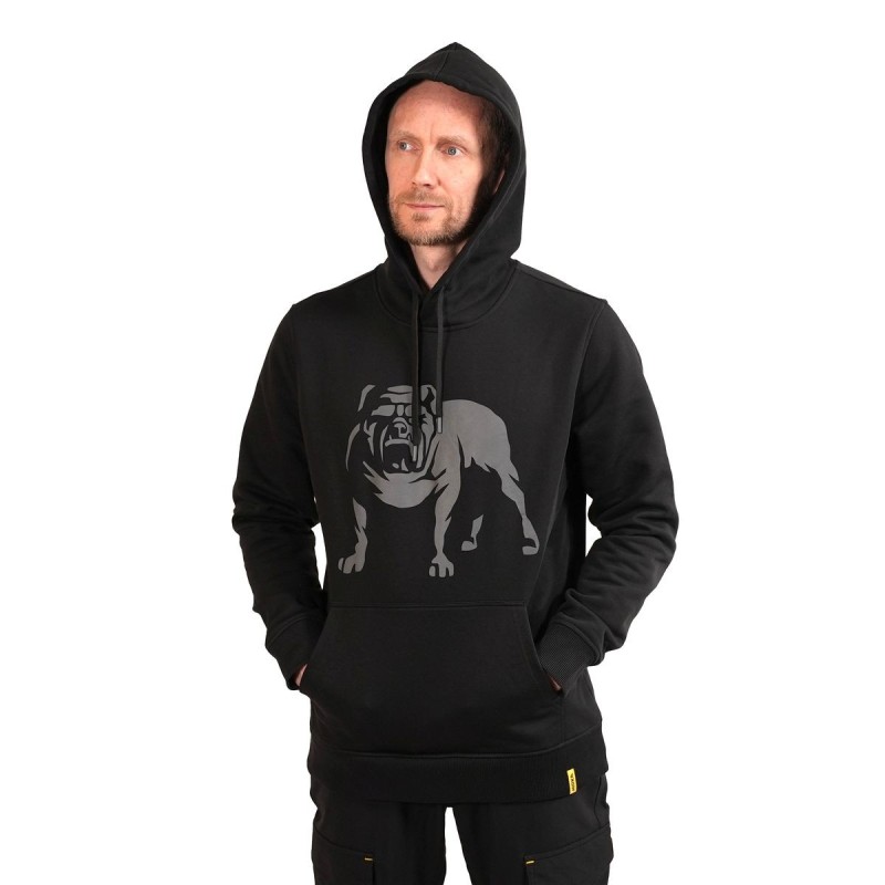 Sweat à capuche noir Mirka Bulldog