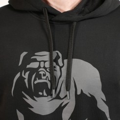 Sweat à capuche noir Mirka Bulldog