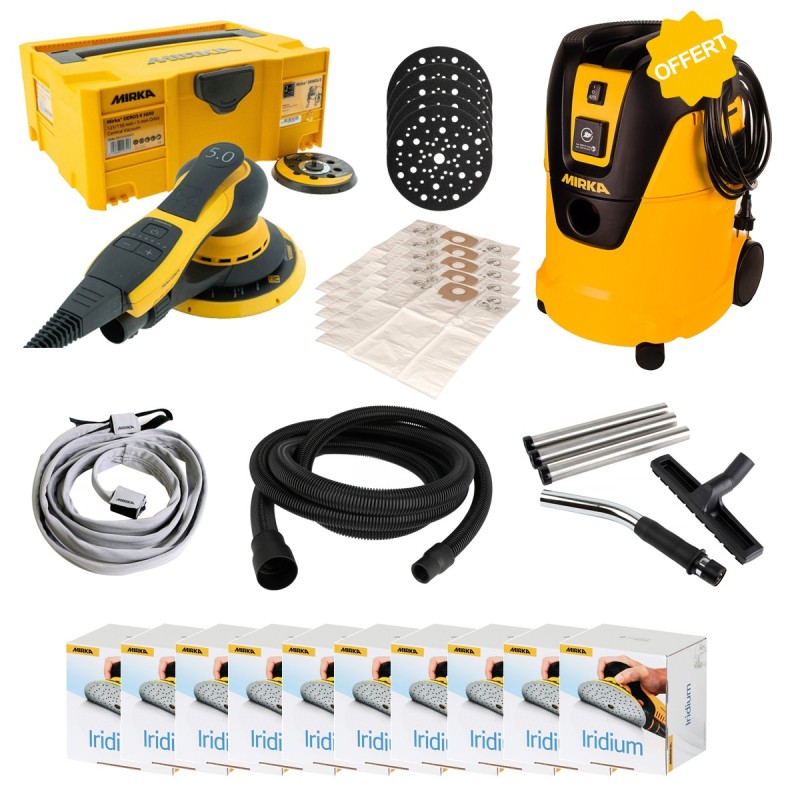 Mega Pack de Noël  : Deros 2, aspirateur 1025L, 10 boîtes d'Iridium 150 et autres accessoires