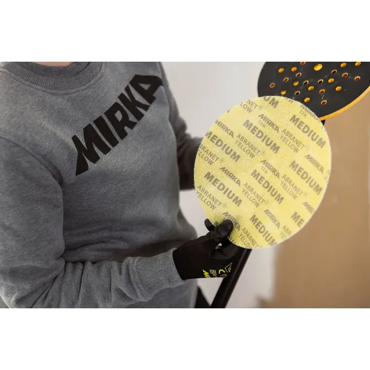 Disques abrasifs Abranet Yellow  Ø 225 mm  auto-agrippants (maille micro-perforée)