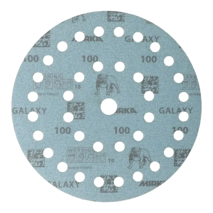 Disques abrasifs Mirka Galaxy Ø175 mm 37 trous Multifit | boîte 50 disques haute performance